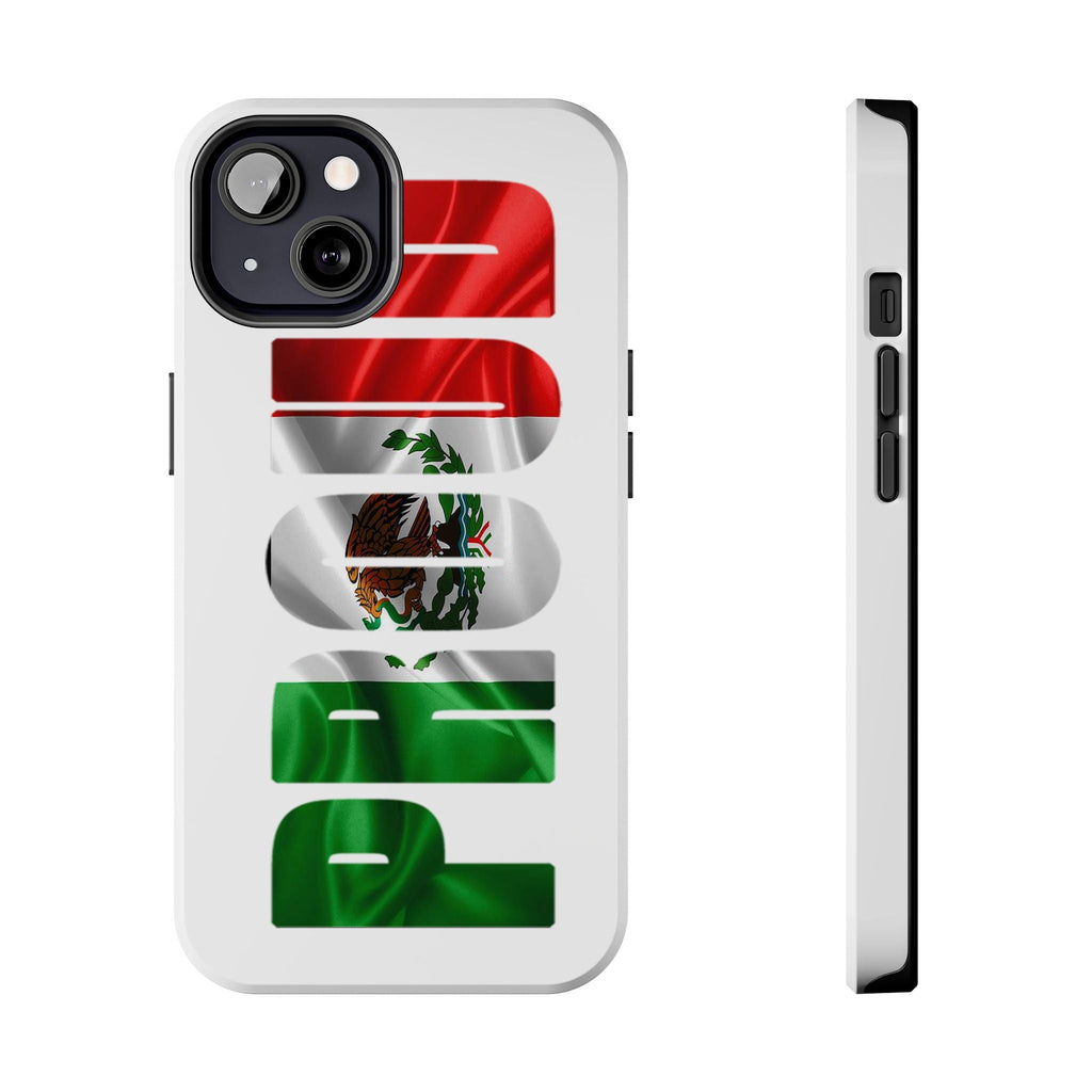 Mexico Pride Tough Phone Case — Mexican Flag Vertical 'PRIDE' Design - 314 Originals