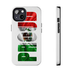 Mexico Pride Tough Phone Case — Mexican Flag Vertical 'PRIDE' Design - 314 Originals