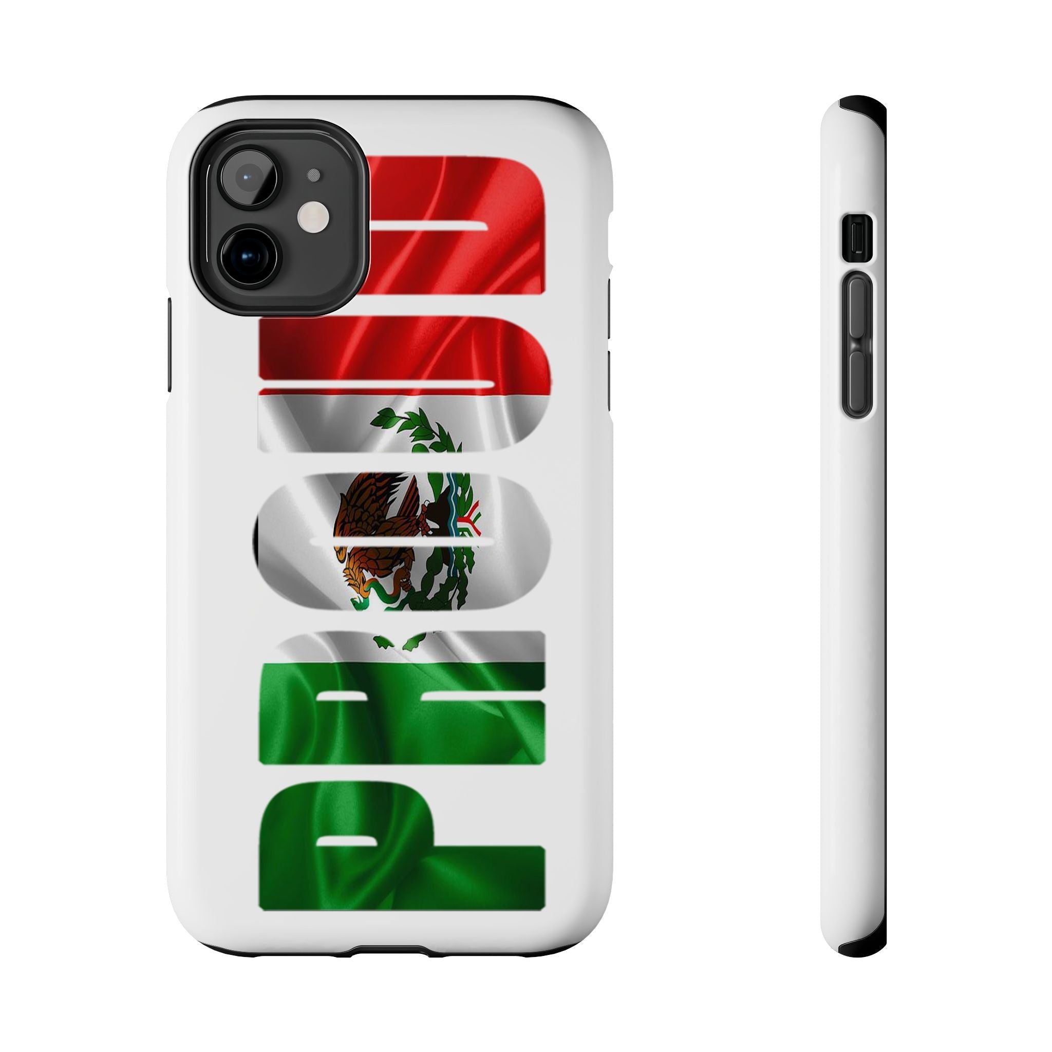 Mexico Pride Tough Phone Case — Mexican Flag Vertical 'PRIDE' Design - 314 Originals