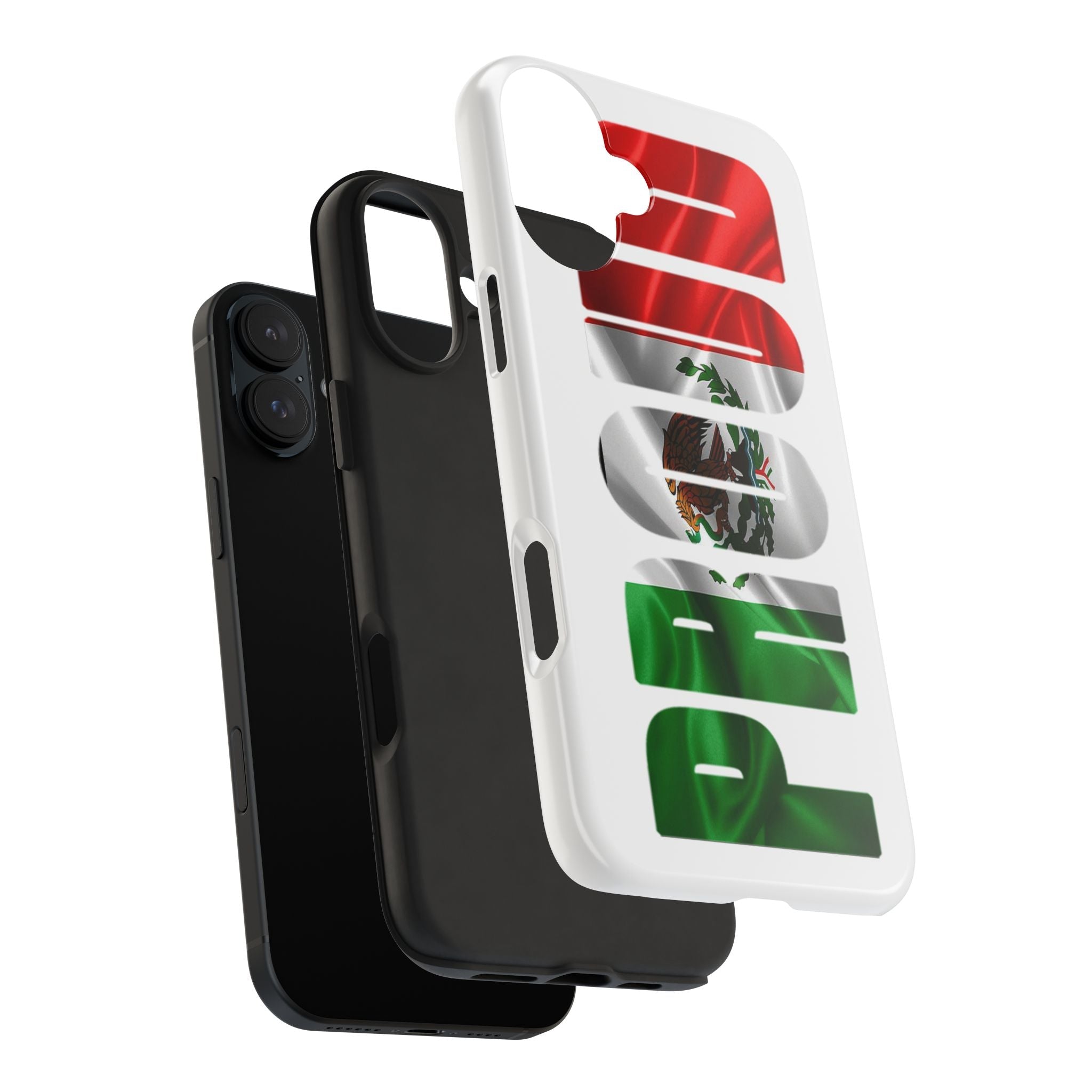 Mexico Pride Tough Phone Case — Mexican Flag Vertical 'PRIDE' Design - 314 Originals