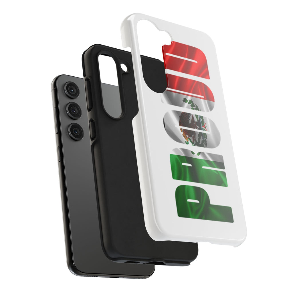 Mexico Pride Tough Phone Case — Mexican Flag Vertical 'PRIDE' Design - 314 Originals