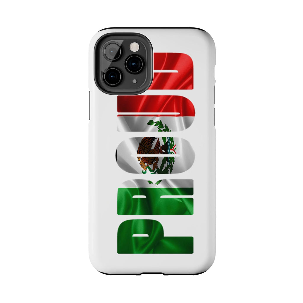 Mexico Pride Tough Phone Case — Mexican Flag Vertical 'PRIDE' Design - 314 Originals