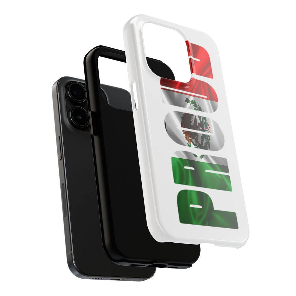 Mexico Pride Tough Phone Case — Mexican Flag Vertical 'PRIDE' Design - 314 Originals
