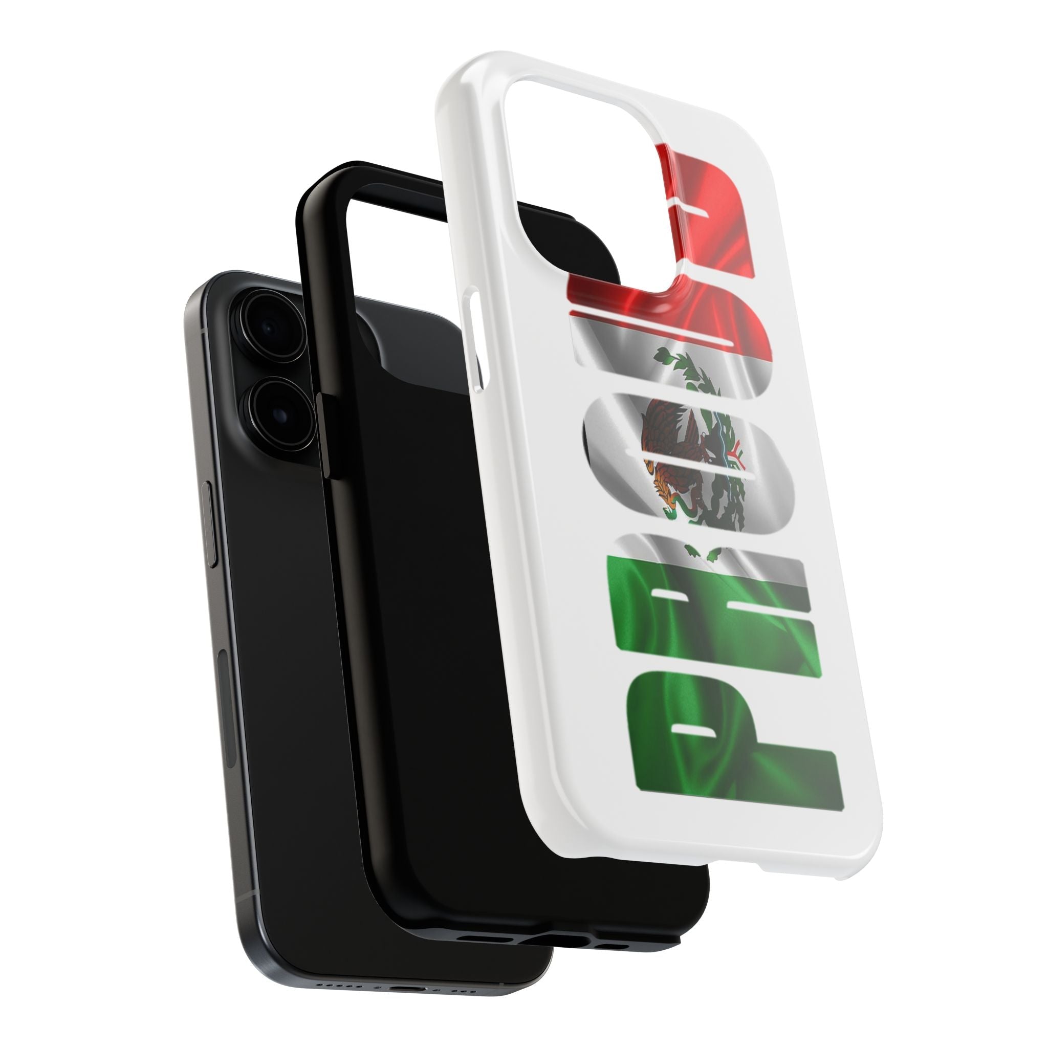 Mexico Pride Tough Phone Case — Mexican Flag Vertical 'PRIDE' Design - 314 Originals