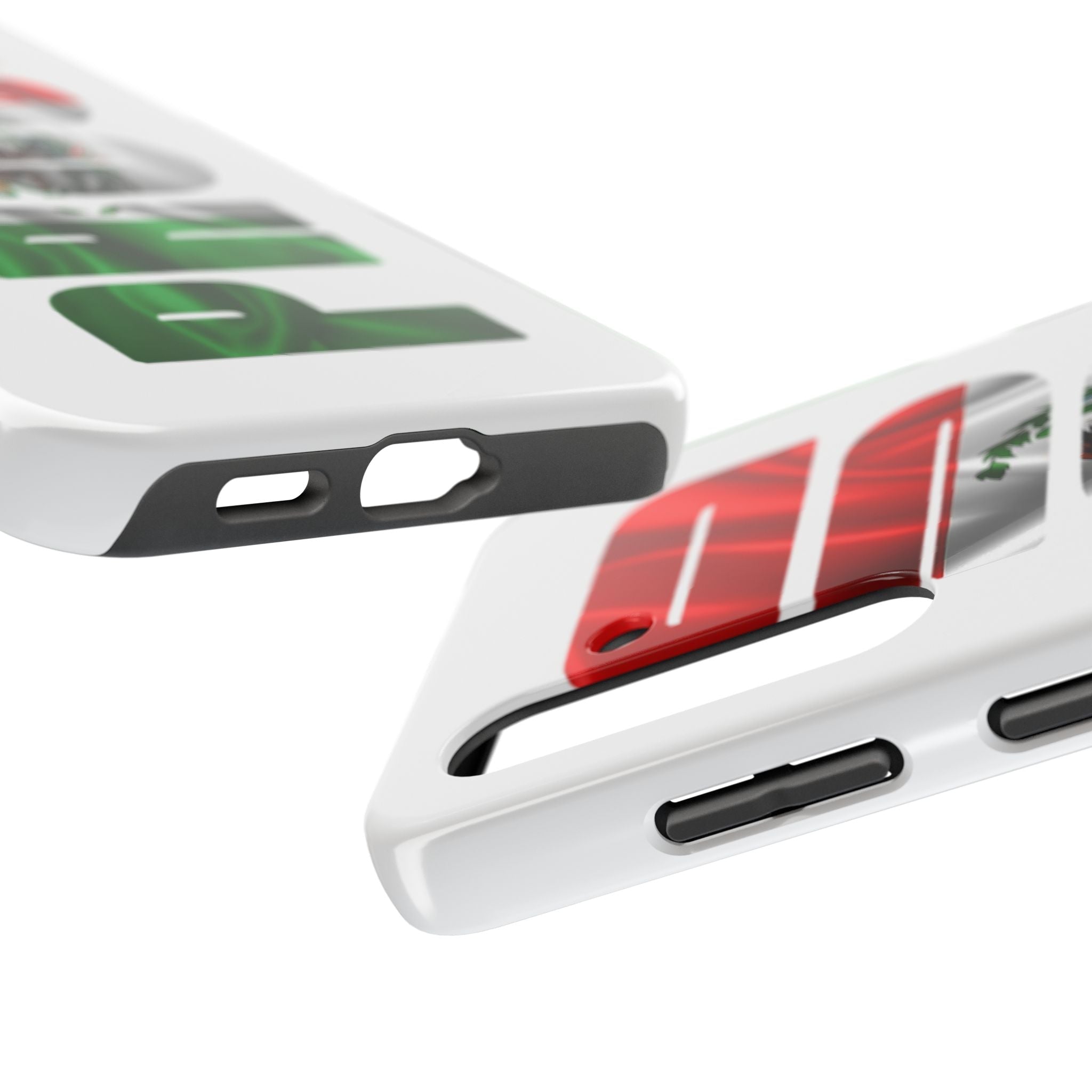 Mexico Pride Tough Phone Case — Mexican Flag Vertical 'PRIDE' Design - 314 Originals