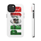 Mexico Pride Tough Phone Case — Mexican Flag Vertical 'PRIDE' Design - 314 Originals