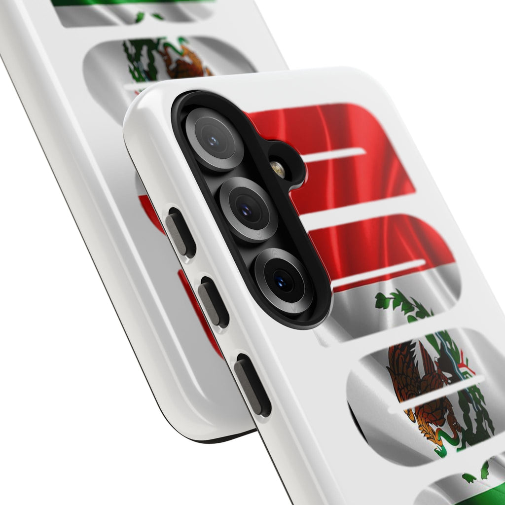 Mexico Pride Tough Phone Case — Mexican Flag Vertical 'PRIDE' Design - 314 Originals