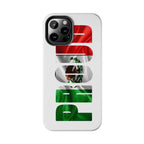 Mexico Pride Tough Phone Case — Mexican Flag Vertical 'PRIDE' Design - 314 Originals