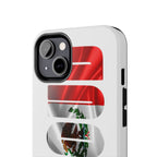 Mexico Pride Tough Phone Case — Mexican Flag Vertical 'PRIDE' Design - 314 Originals
