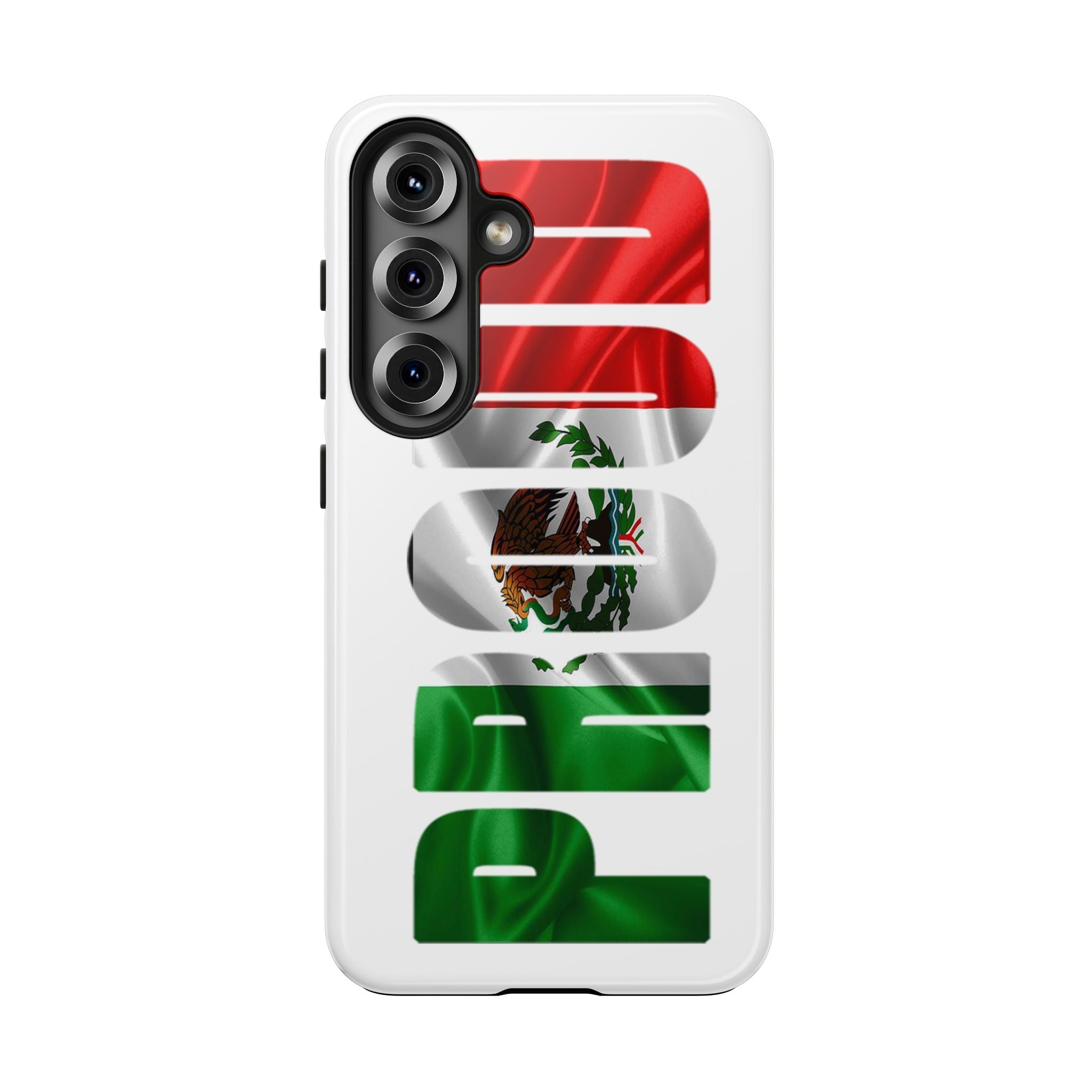 Mexico Pride Tough Phone Case — Mexican Flag Vertical 'PRIDE' Design - 314 Originals
