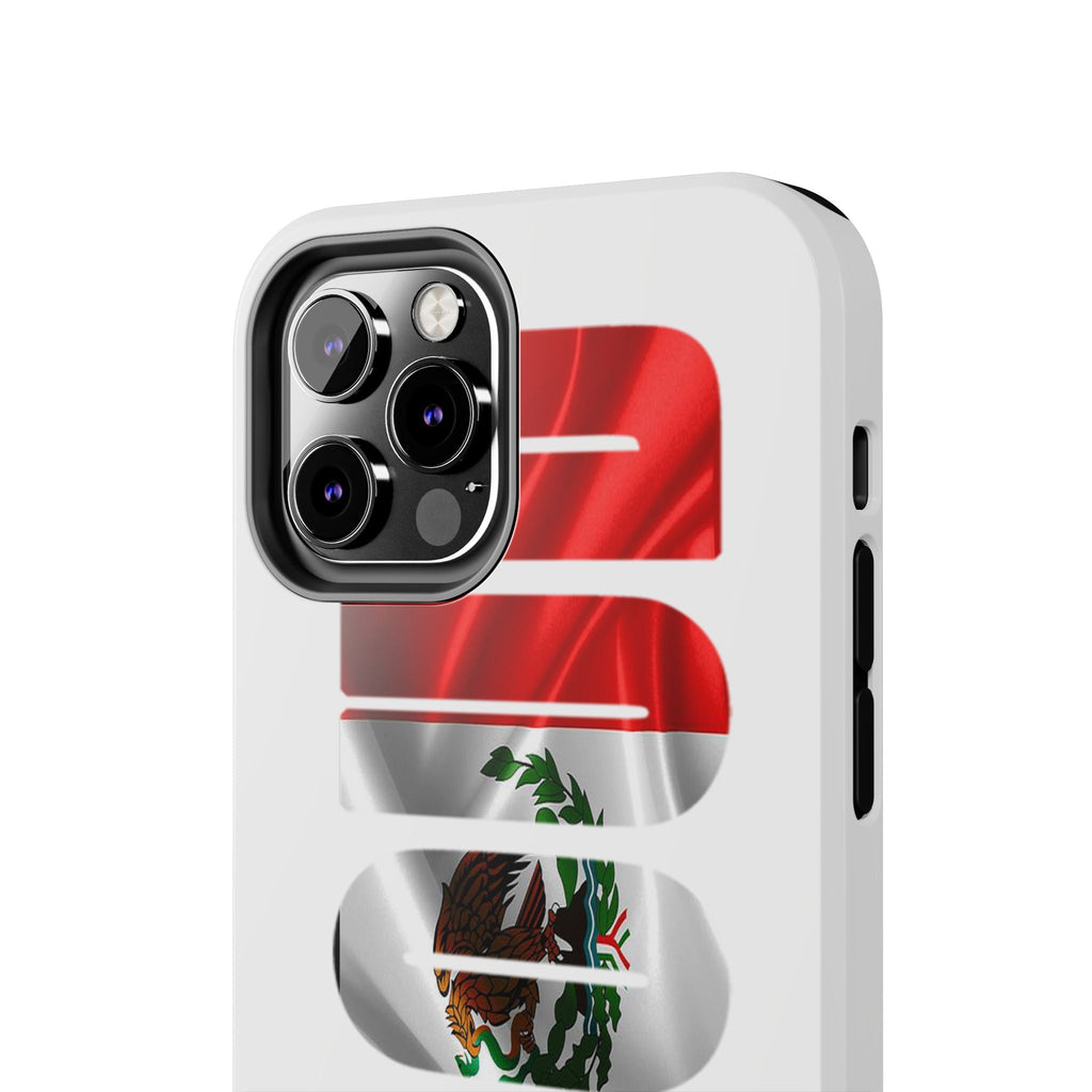 Mexico Pride Tough Phone Case — Mexican Flag Vertical 'PRIDE' Design - 314 Originals