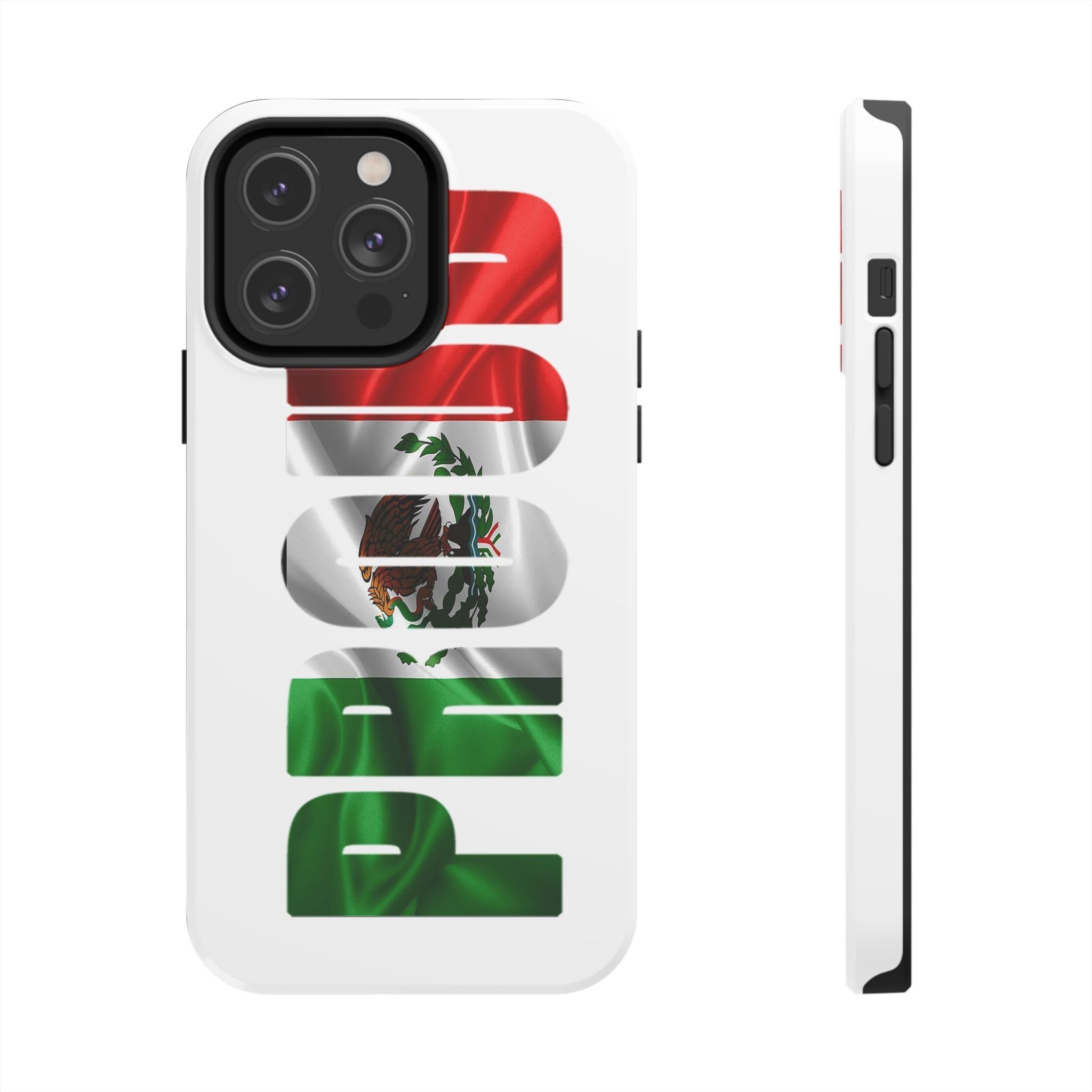 Mexico Pride Tough Phone Case — Mexican Flag Vertical 'PRIDE' Design - 314 Originals