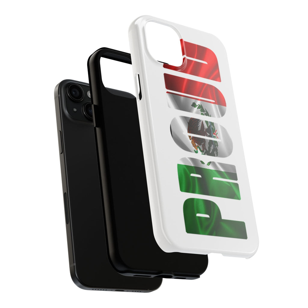 Mexico Pride Tough Phone Case — Mexican Flag Vertical 'PRIDE' Design - 314 Originals