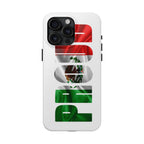 Mexico Pride Tough Phone Case — Mexican Flag Vertical 'PRIDE' Design - 314 Originals