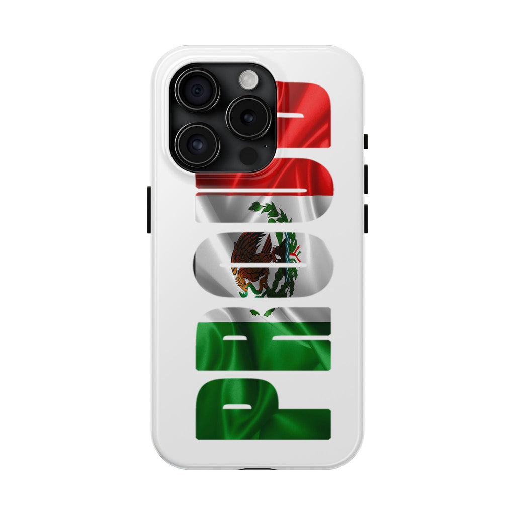 Mexico Pride Tough Phone Case — Mexican Flag Vertical 'PRIDE' Design - 314 Originals