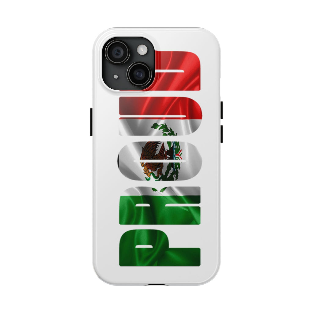 Mexico Pride Tough Phone Case — Mexican Flag Vertical 'PRIDE' Design - 314 Originals