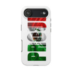 Mexico Pride Tough Phone Case — Mexican Flag Vertical 'PRIDE' Design - 314 Originals
