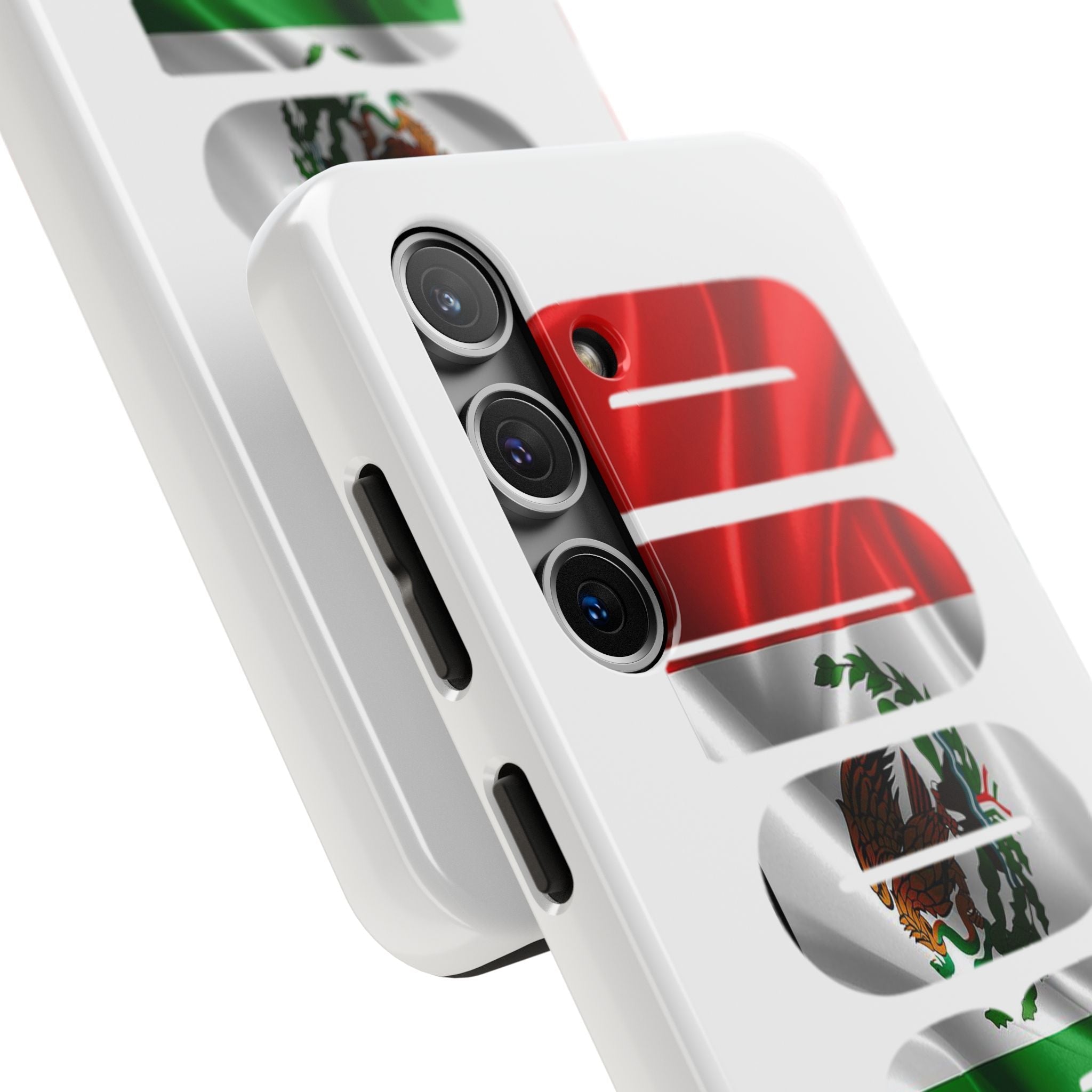 Mexico Pride Tough Phone Case — Mexican Flag Vertical 'PRIDE' Design - 314 Originals