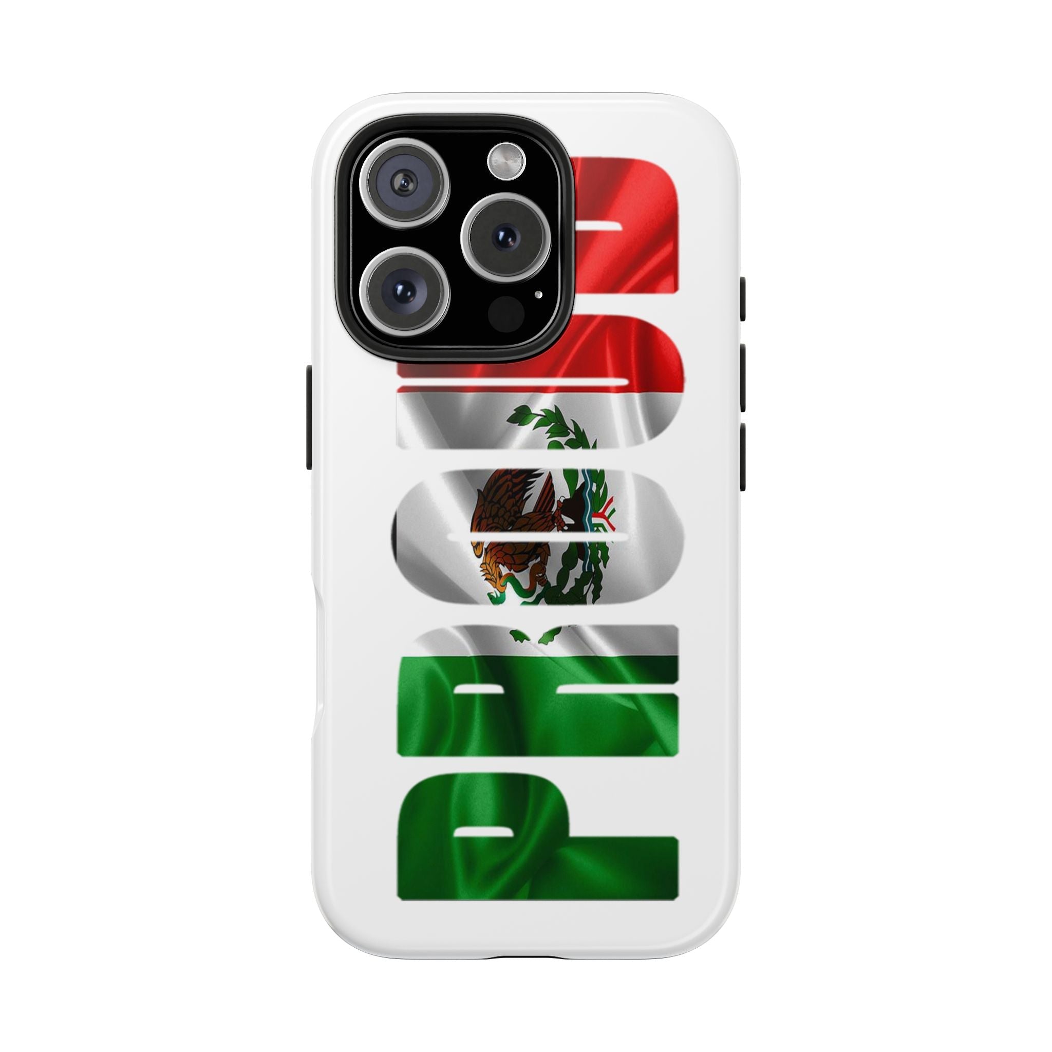 Mexico Pride Tough Phone Case — Mexican Flag Vertical 'PRIDE' Design - 314 Originals