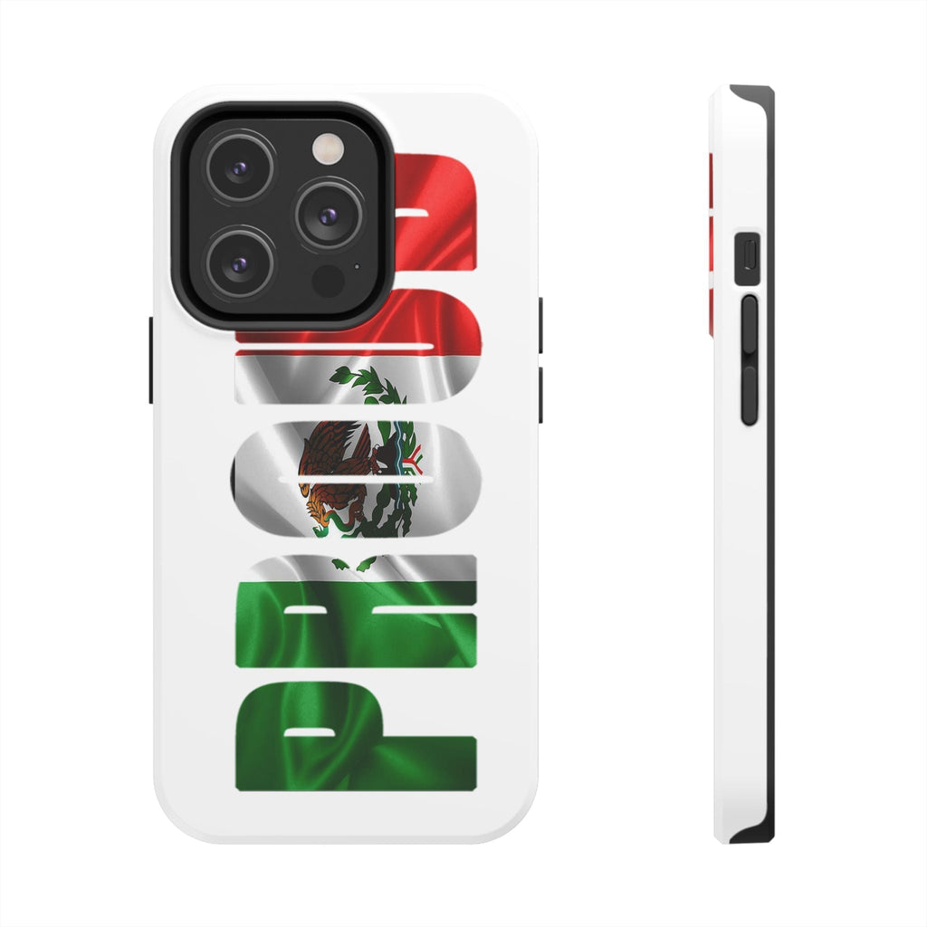 Mexico Pride Tough Phone Case — Mexican Flag Vertical 'PRIDE' Design - 314 Originals