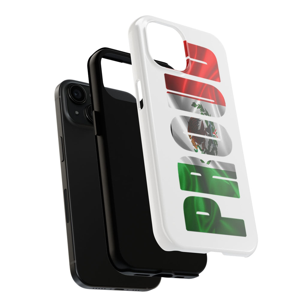 Mexico Pride Tough Phone Case — Mexican Flag Vertical 'PRIDE' Design - 314 Originals