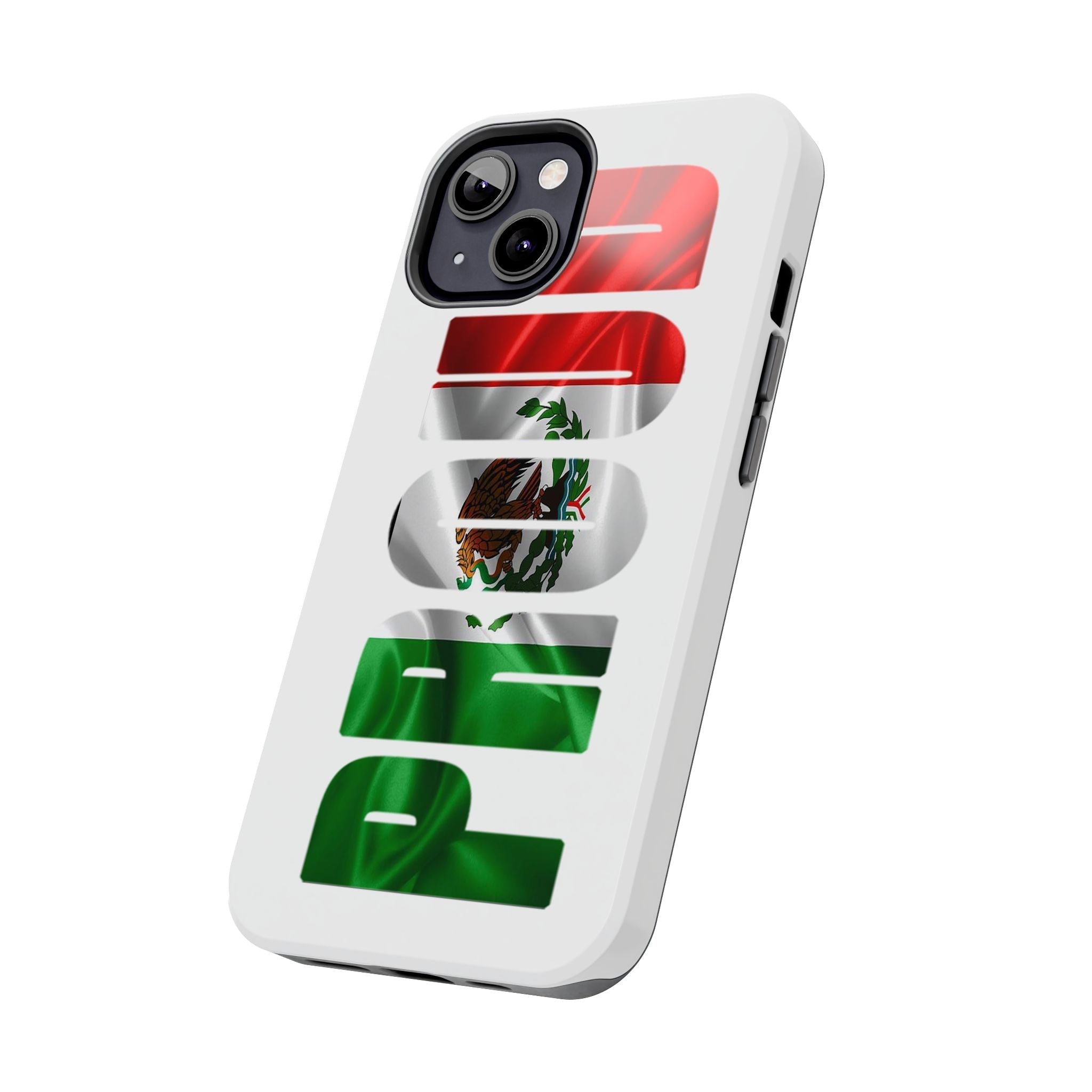 Mexico Pride Tough Phone Case — Mexican Flag Vertical 'PRIDE' Design - 314 Originals