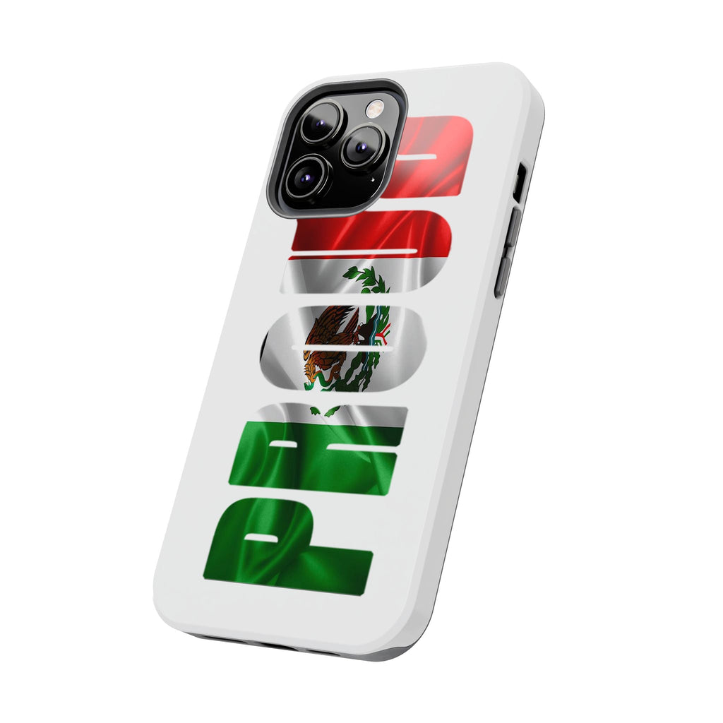 Mexico Pride Tough Phone Case — Mexican Flag Vertical 'PRIDE' Design - 314 Originals