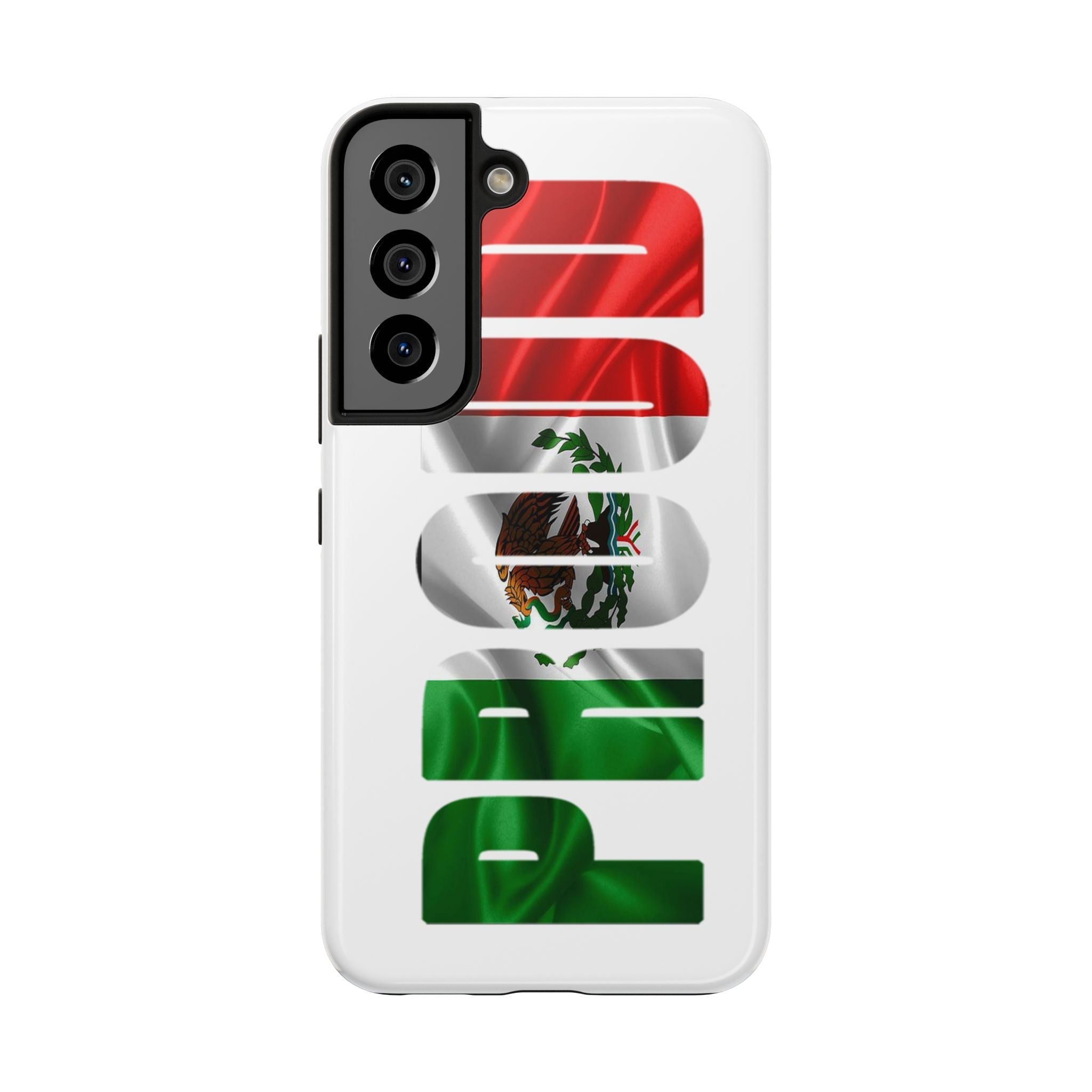 Mexico Pride Tough Phone Case — Mexican Flag Vertical 'PRIDE' Design - 314 Originals