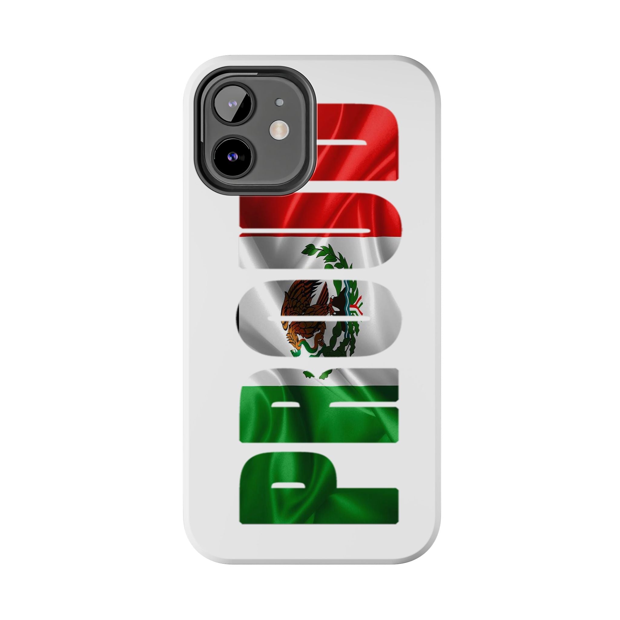 Mexico Pride Tough Phone Case — Mexican Flag Vertical 'PRIDE' Design - 314 Originals