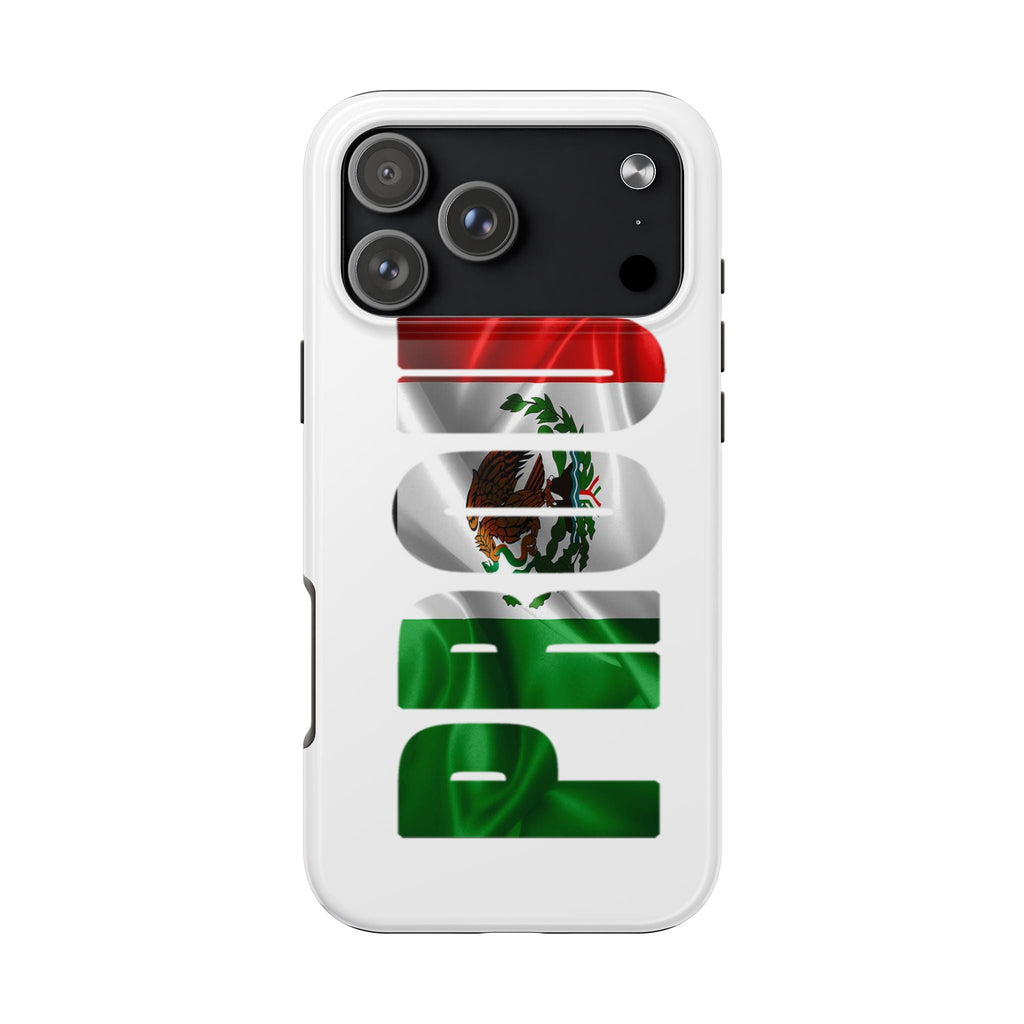 Mexico Pride Tough Phone Case — Mexican Flag Vertical 'PRIDE' Design - 314 Originals