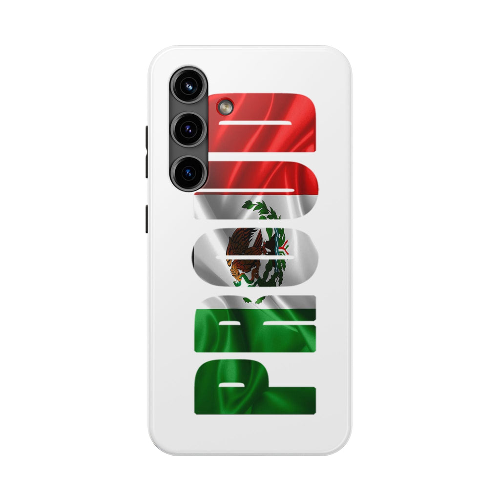 Mexico Pride Tough Phone Case — Mexican Flag Vertical 'PRIDE' Design - 314 Originals
