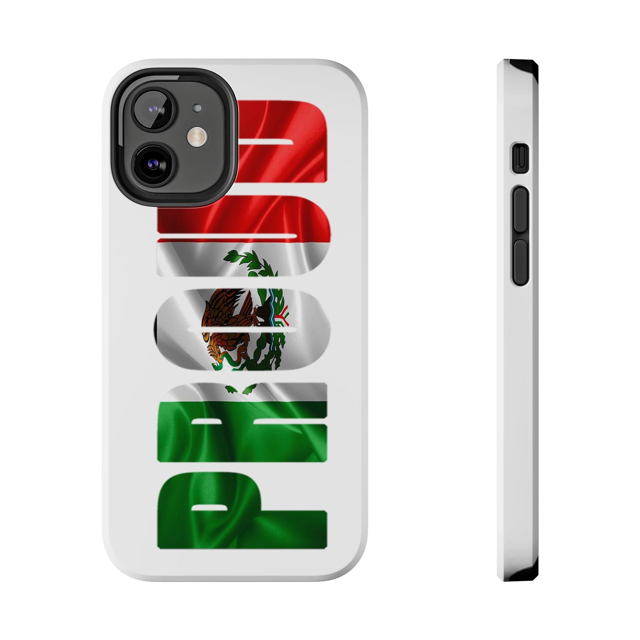 Mexico Pride Tough Phone Case — Mexican Flag Vertical 'PRIDE' Design - 314 Originals