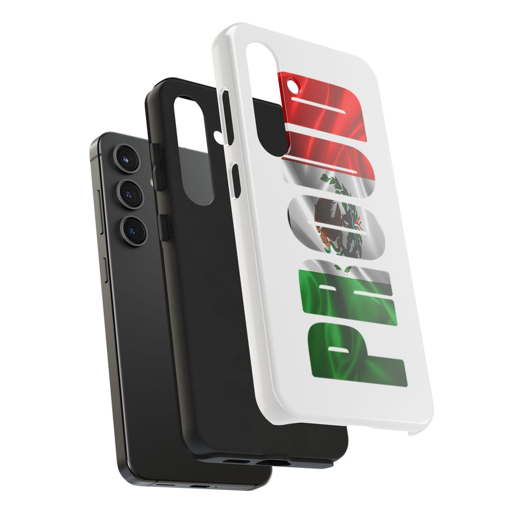 Mexico Pride Tough Phone Case — Mexican Flag Vertical 'PRIDE' Design - 314 Originals