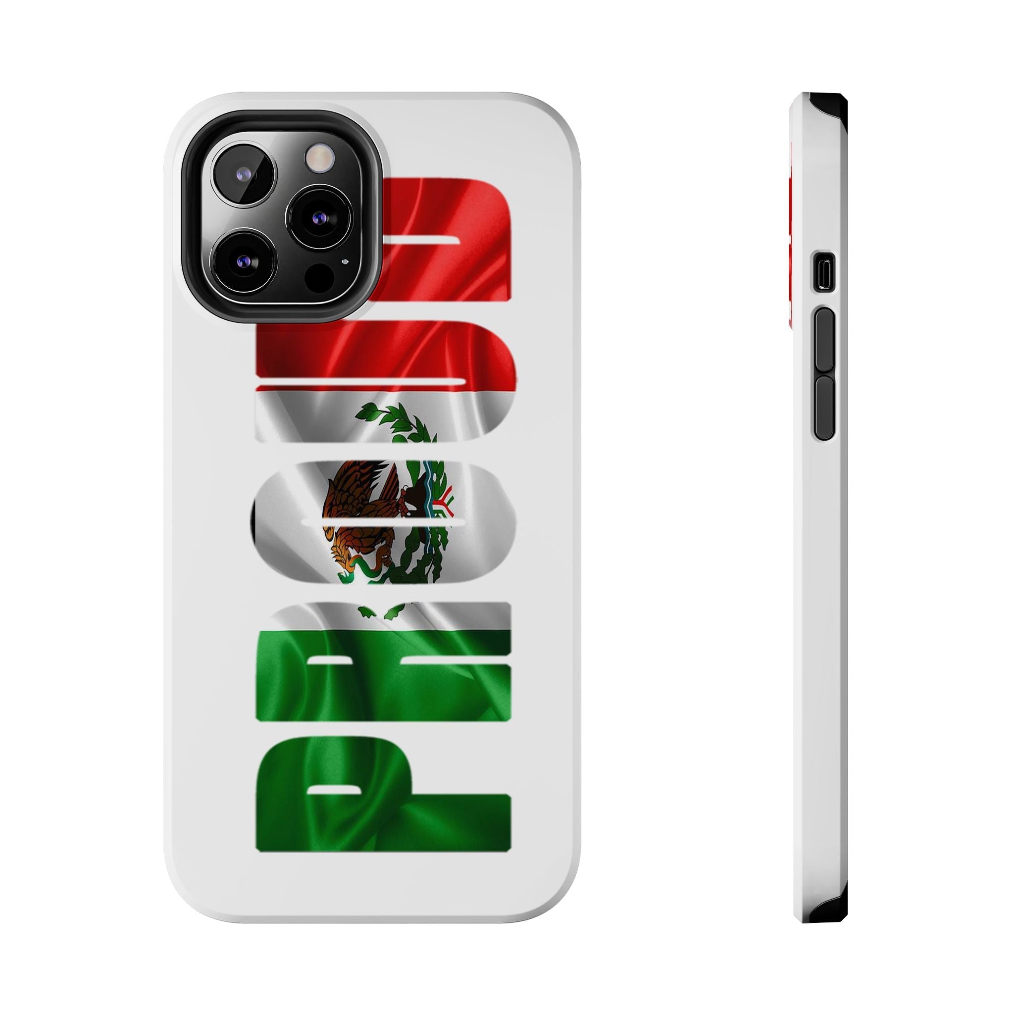 Mexico Pride Tough Phone Case — Mexican Flag Vertical 'PRIDE' Design - 314 Originals