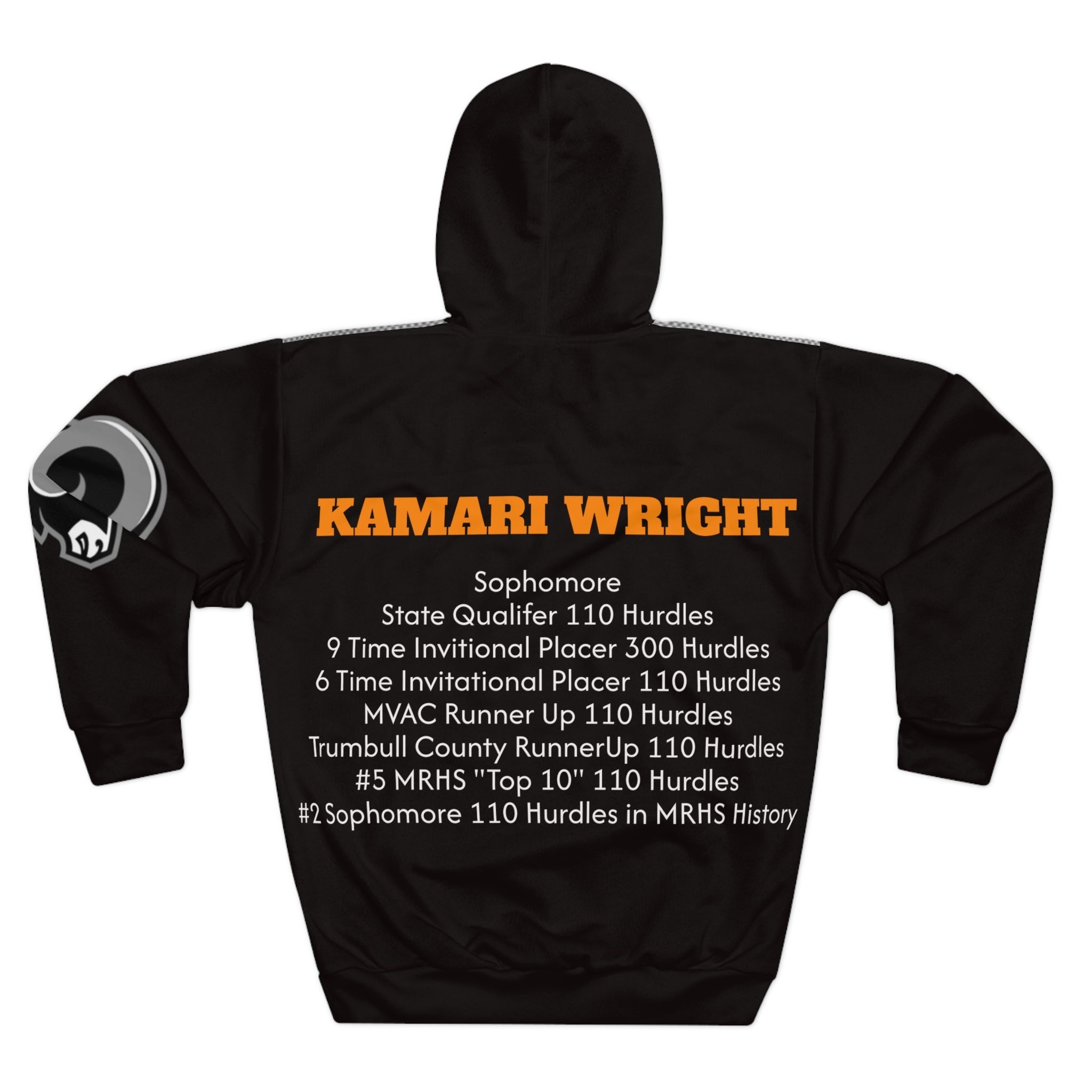 Mineral Ridge Rams Track & Field Hoodie – Kamari Wright - 314 Originals