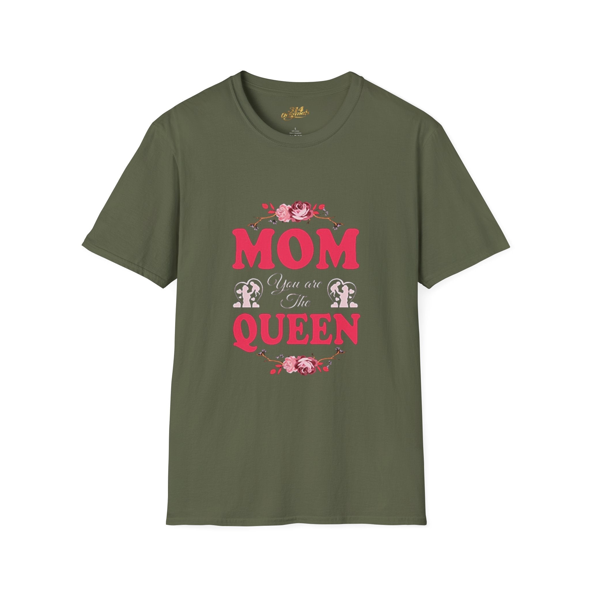 Mom You Are The Queen T‑Shirt — Floral Mother's Day Gift - 314 Originals