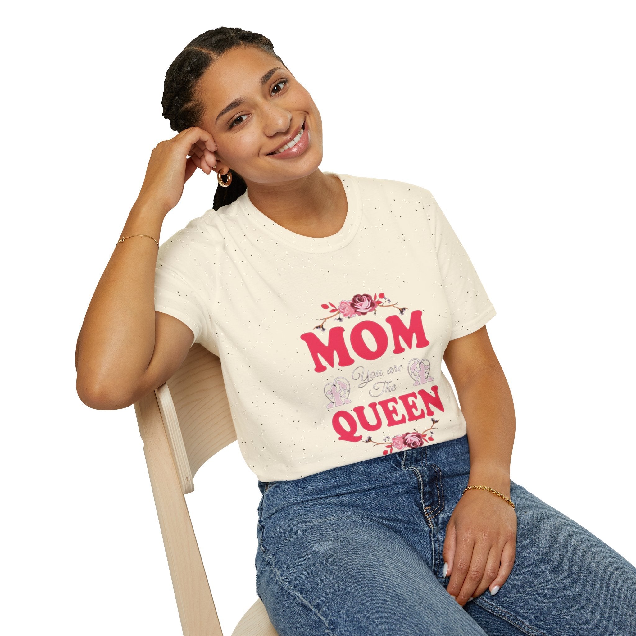 Mom You Are The Queen T‑Shirt — Floral Mother's Day Gift - 314 Originals
