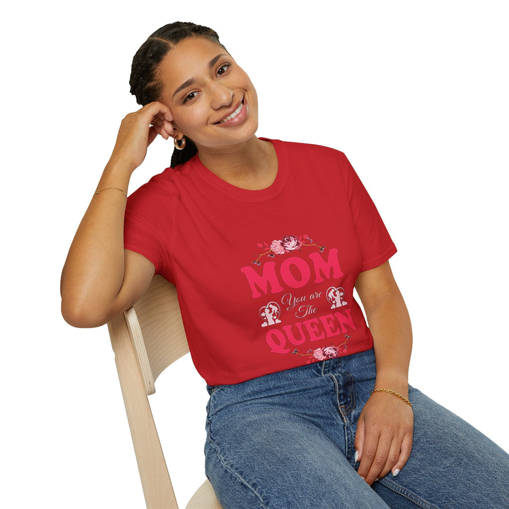 Mom You Are The Queen T‑Shirt — Floral Mother's Day Gift - 314 Originals