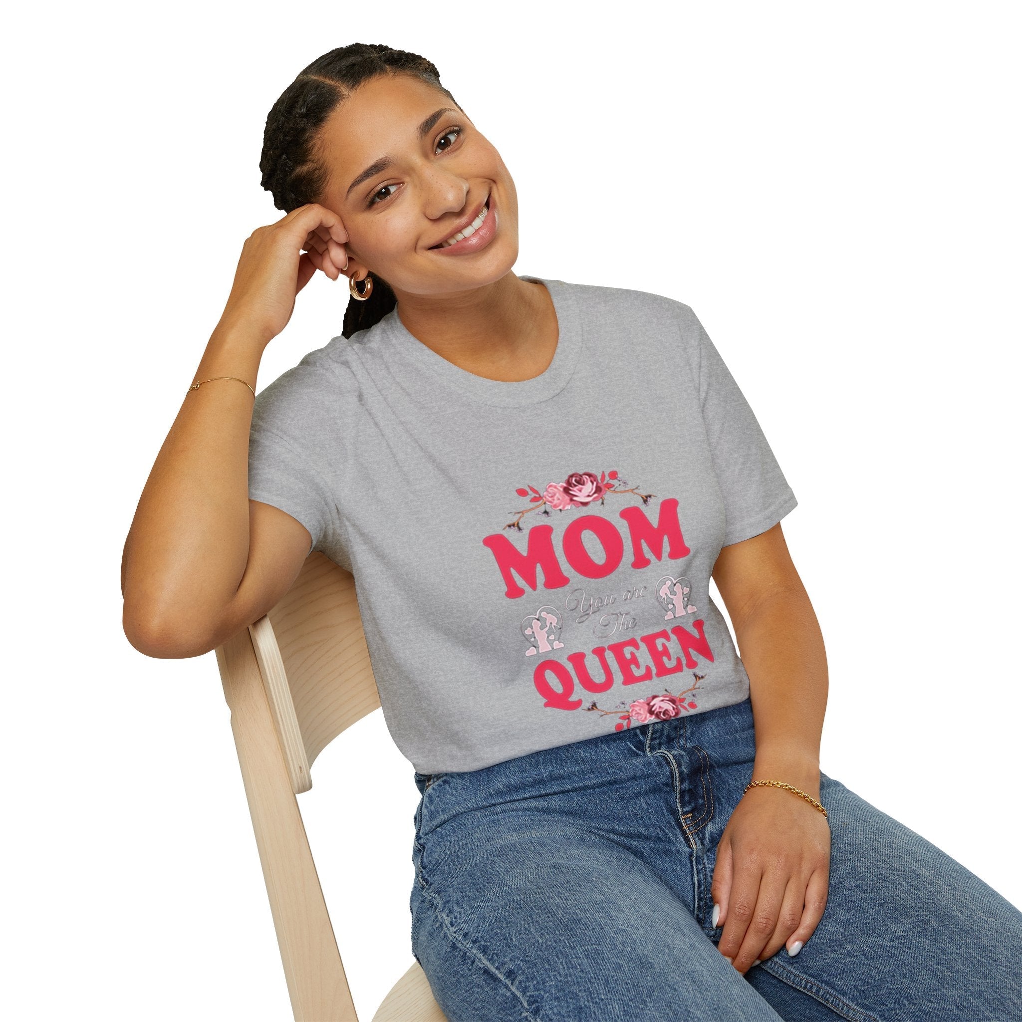 Mom You Are The Queen T‑Shirt — Floral Mother's Day Gift - 314 Originals