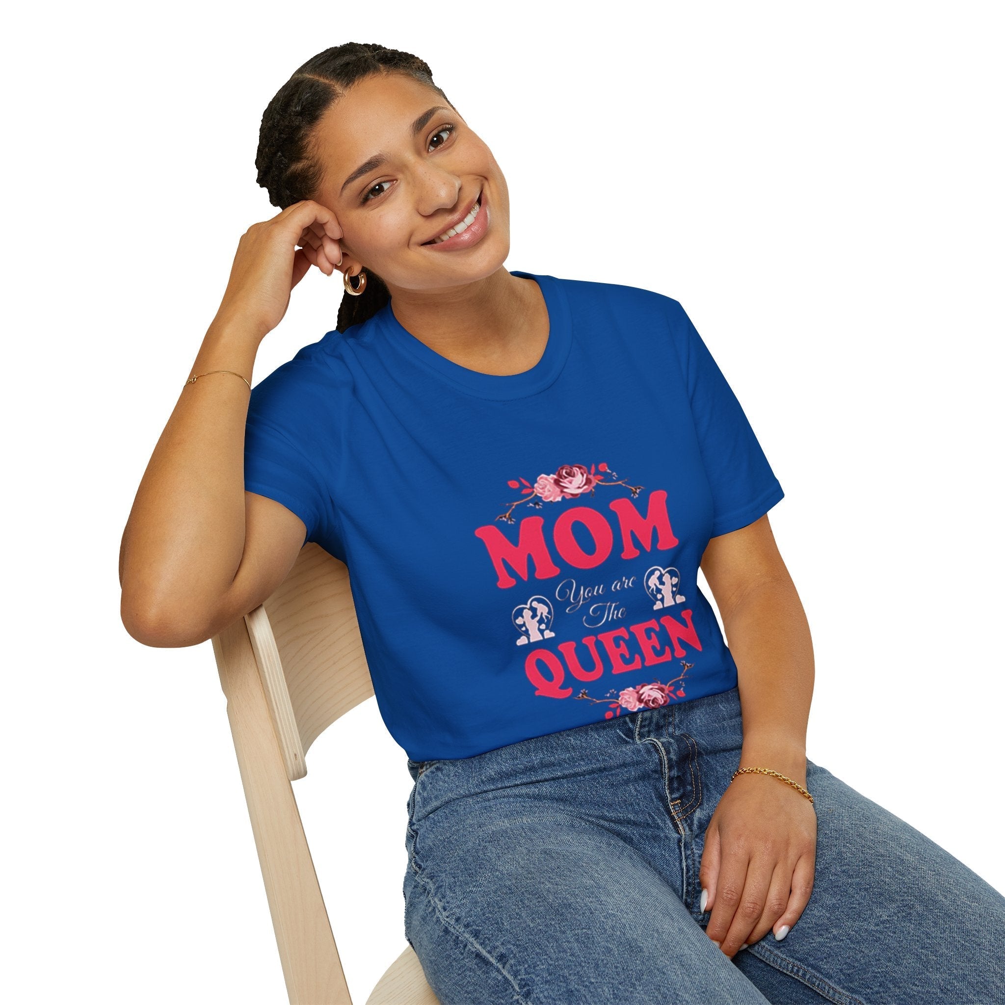 Mom You Are The Queen T‑Shirt — Floral Mother's Day Gift - 314 Originals