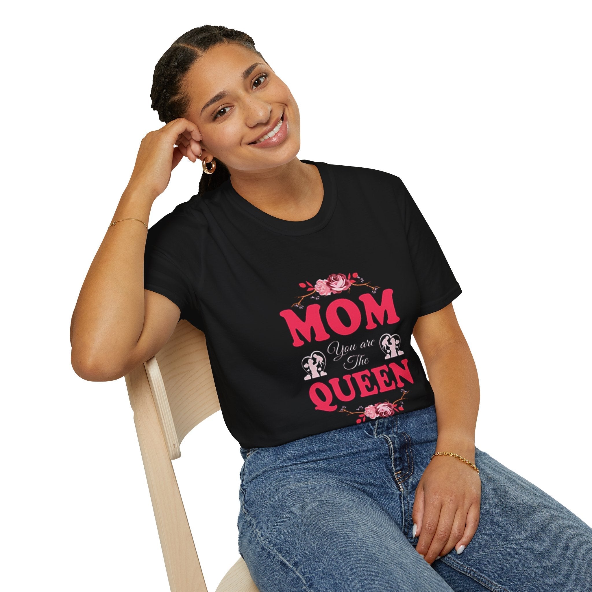 Mom You Are The Queen T‑Shirt — Floral Mother's Day Gift - 314 Originals