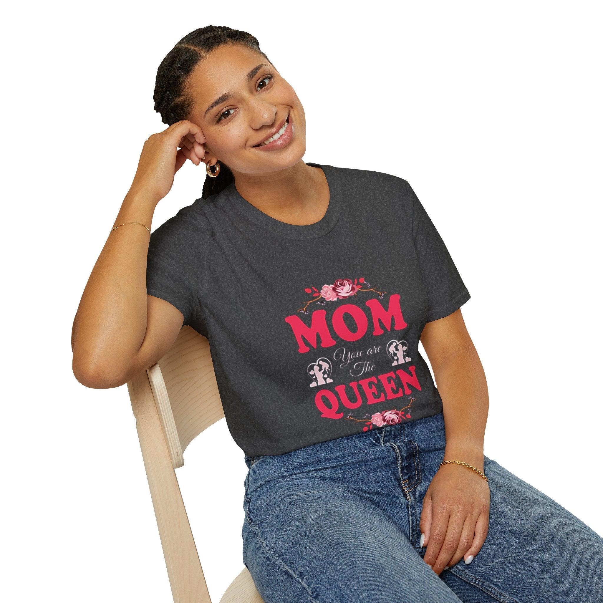 Mom You Are The Queen T‑Shirt — Floral Mother's Day Gift - 314 Originals