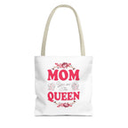 "Mom You're the Queen" Floral Mother's Day Tote Bag - 314 Originals