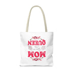 "Mom You're the Queen" Floral Mother's Day Tote Bag - 314 Originals