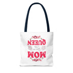 "Mom You're the Queen" Floral Mother's Day Tote Bag - 314 Originals