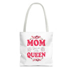 "Mom You're the Queen" Floral Mother's Day Tote Bag - 314 Originals