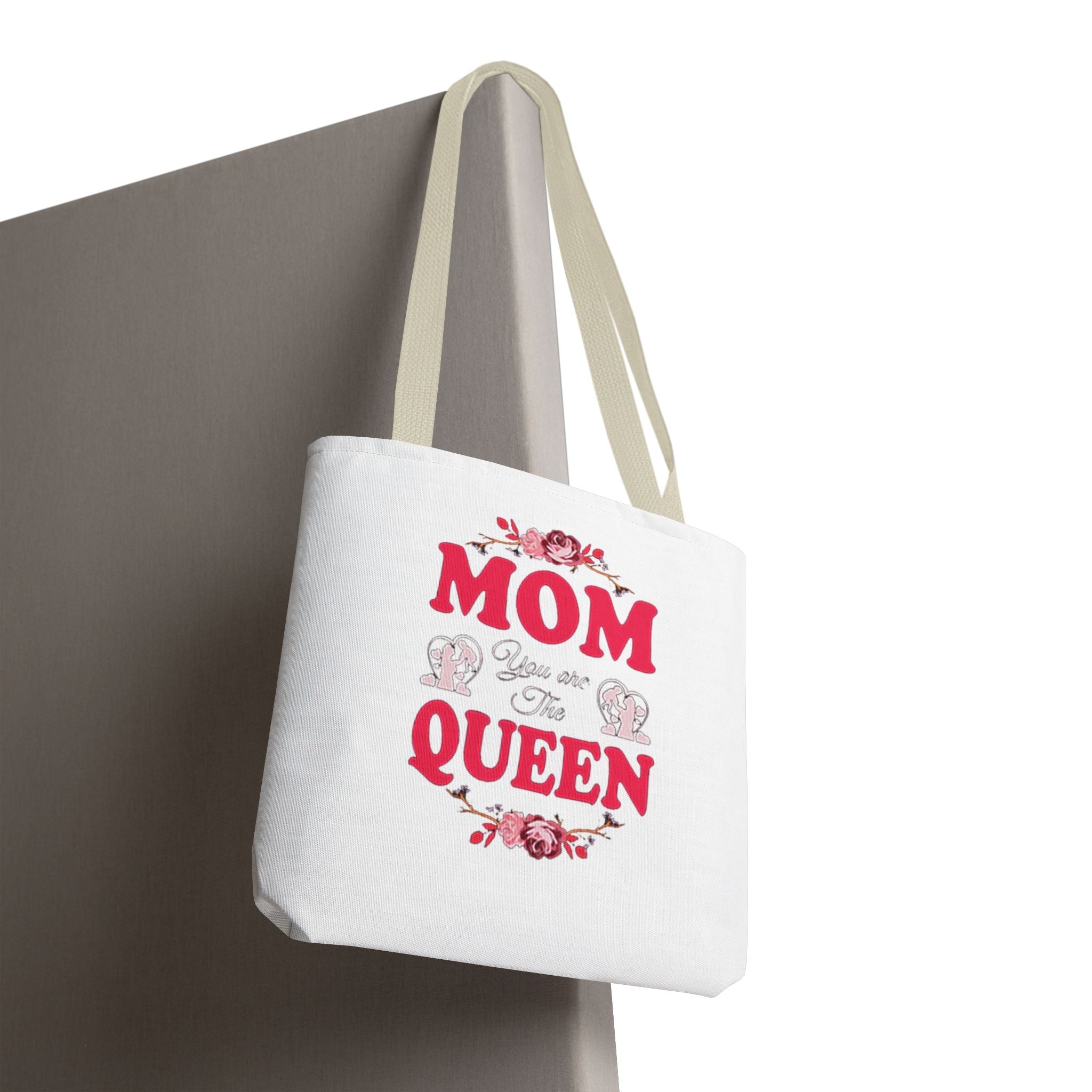 "Mom You're the Queen" Floral Mother's Day Tote Bag - 314 Originals