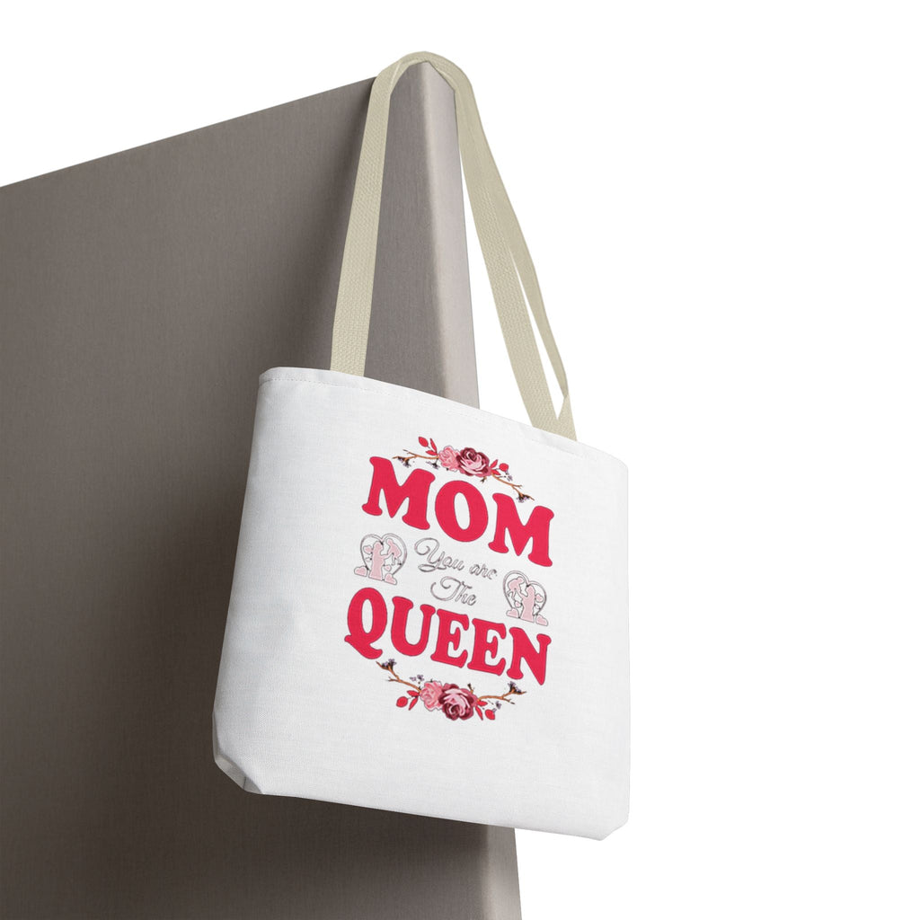 "Mom You're the Queen" Floral Mother's Day Tote Bag - 314 Originals