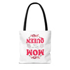 "Mom You're the Queen" Floral Mother's Day Tote Bag - 314 Originals