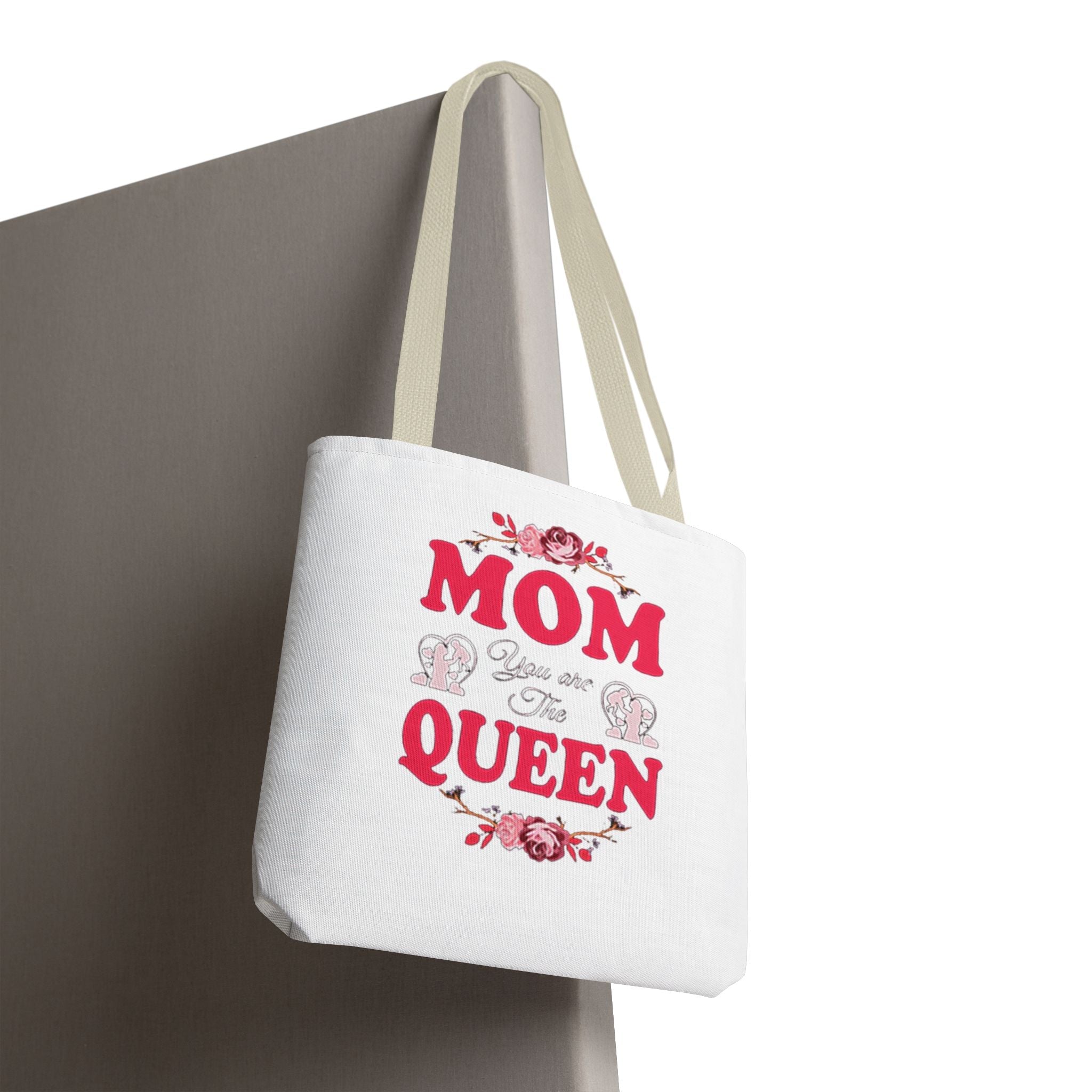 "Mom You're the Queen" Floral Mother's Day Tote Bag - 314 Originals